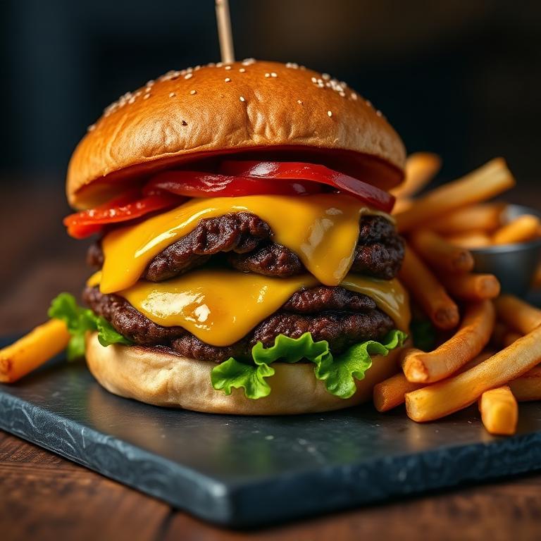 Cheeseburger ak Fri